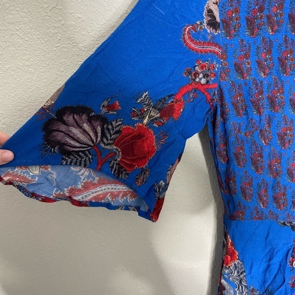 Anthropologie Blank London NWT Floral Boho Maxi Dress Small Sample - Picture 4 of 8